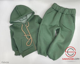 Тёплый костюм на флисе для малышей