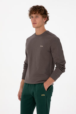 Erkek Vizon Sweatshirt Sepette S_rpriz _ndirim - U.s. polo assn фото 3