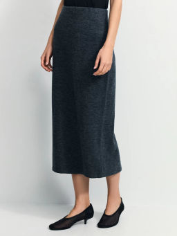 Трикотажная юбка миди / Zarina  фото 4