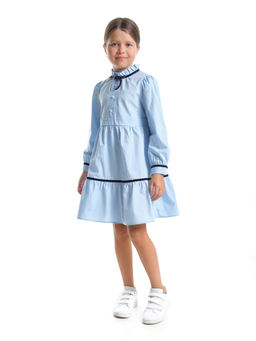 Платье нарядное для новогодних праздников и утренников UD 8053 голубой