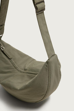 BOLSO HOMBRO NYLON S / Verde Caqui - Zara фото 5