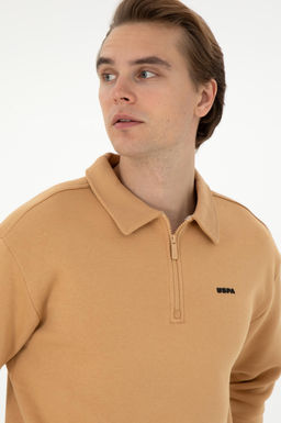 Мужской базовый свитшот Camel Неожиданная скидка в корзине - U.s. polo assn фото 2