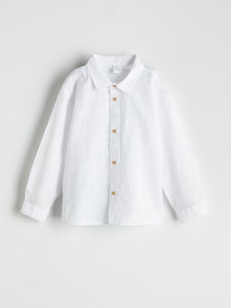 Basic Uzun Kollu Erkek ?ocuk G?mlek