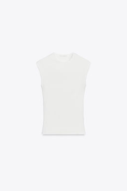 STRETCH RIB T-SHIRT - Zara фото 23