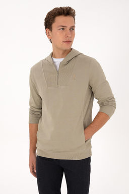 Erkek A__k Haki Sweatshirt