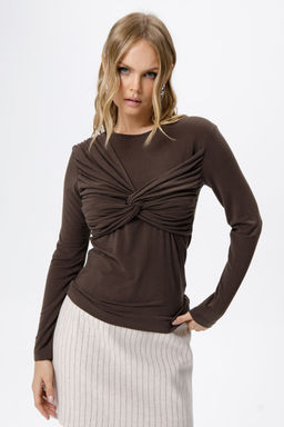 Джемпер Pirs 6230 коричневый