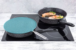 Антиразбрызгиватель д/сковороды 48,5*32,8*1,6 см Голубой - Elan gallery фото 14