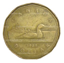 Монета 1 доллар 1989 года Канада