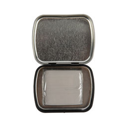 VISTA-ARTISTA Коробка металлическая черная с логотипом VISTA-ARTISTA, ластик-клячка в комплекте VABME-01