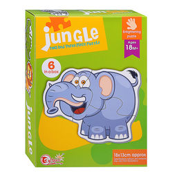 Пазл "Джунгли" (6 картинок)