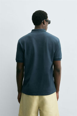 TEXTURED PIQU_ POLO SHIRT - Zara фото 3