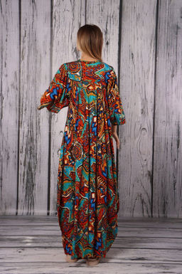 ПЛАТЬЕ ТЮЛЬПАН ЦВЕТНОЕ