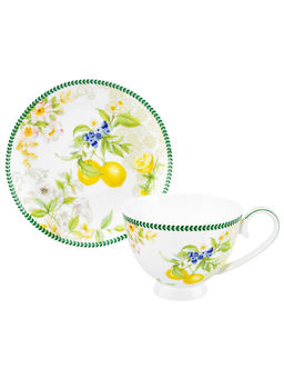 Чайн. наб. 12 пр. 300 мл 12,5*9,5*7 см Лимоны на ножке, NEW BONE CHINA - Elan gallery фото 30