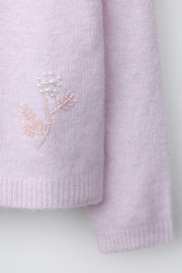 BEADED KNIT CARDIGAN - Zara фото 4