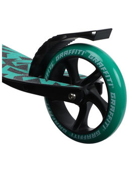 Самокат городской GRAFFITI Comfort Lux 145, колёса PU 145 мм, с передним амортизатором, ABEC 9 Carbon