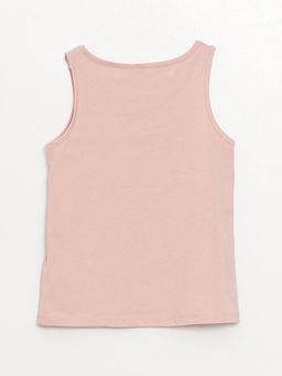 Bisiklet Yaka Bask?l? K?z ?ocuk Atlet