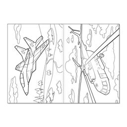 Набор раскрасок для мальчиков Транспорт, 4 шт. по 12 стр., формат А5