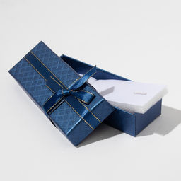 Набор коробочек подарочных 6 шт. под браслет, кулон, цепочку,12×4.3×2.5 см, (полезная часть 11.5×4 см), цвет МИКС