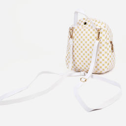 Рюкзак женский из искусственной кожи на молнии, 1 карман, цвет белый - Simaland фото 2