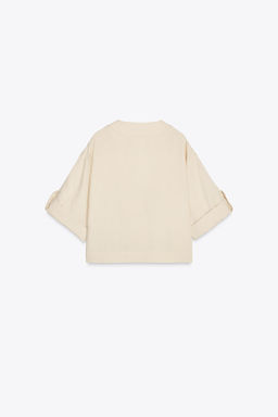 TURN-UP SLEEVE JACKET - Zara фото 7