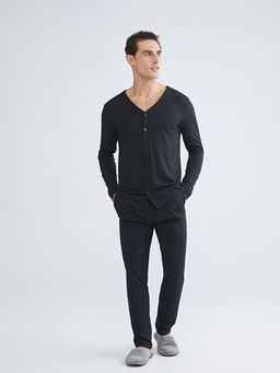Пижамный комплект мужской Standart Kal?p Pijama Tak?m? стандартного кроя