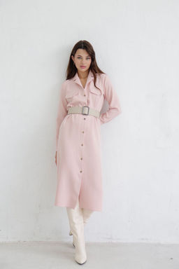 Платье-рубашка с английским воротником - Martichelli фото 376