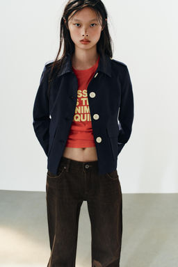 JEANS TRF FOLDED TIRO BAJO / Marr?n - Zara фото 2