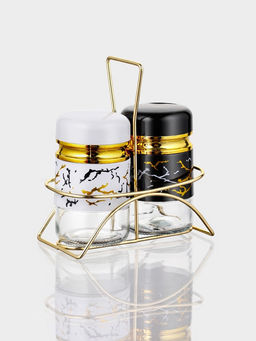 Набор для специй "S&P.Marble", 2 шт, на подставке