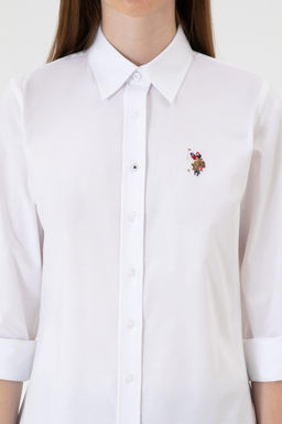 Kad_n Beyaz Uzun Kollu Basic G_mlek Sepette S_rpriz _ndirim - U.s. polo assn фото 6