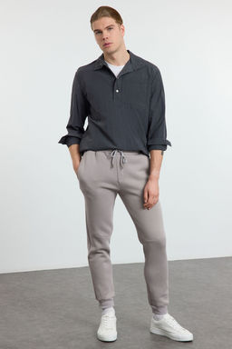 TRENDYOL MAN Indigo Regular/Normal Kesim Dikis Detayl? Kal?n Esofman Alt? TMNAW25EA00002 - Trendyolmilla фото 2