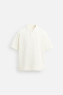 INTERLOCK TEXTURED POLO SHIRT - Zara фото 23