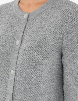 Gri Melanj Slim Fit Triko H_rka