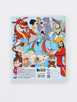 Цена за 20 шт. Тетрадь А5, 48 листов в клетку "Персонажи"