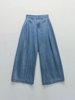 Джинсы ultra wide leg с высокой посадкой / Zarina  фото 7