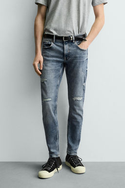 RIPPED FLARE FIT JEANS - Zara фото 20