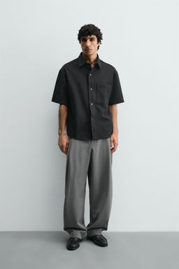 SOBRECAMISA CONFORT NON IRON / Negro - Zara фото 10