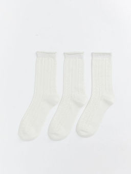 Ajurlu Kad?n Soket ?orap 3l?