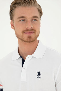 Футболка мужская U.S. Polo Assn белая  фото 2