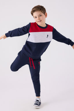 Темно-синий пижамный комплект для мальчика Неожиданная скидка в корзине - U.s. polo assn фото 3