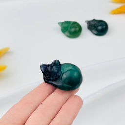 Фигурка Кошка из Флюорита - Радуга самоцветов фото 2