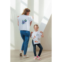 Цена за 5 шт. Термонаклейка «Мамы с малышами», 19.5×21 см, 4 дизайна