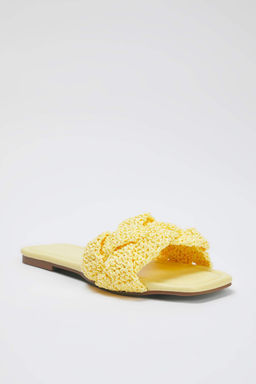 Trendyol Shoes Taba Orgu Kad?n Has?r Terlik TAKSS25TE00030 - Trendyolmilla фото 2