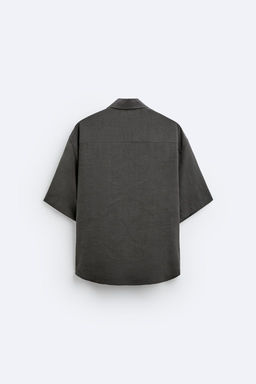 LYOCELL BLEND JACQUARD SHIRT - Zara фото 7