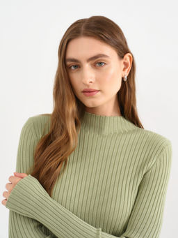 Conso/KTL 230637 - pale olive Водолазка женская