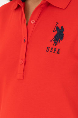 Женская красная базовая футболка Неожиданная скидка в корзине - U.s. polo assn фото 7