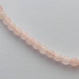 Колье с кулоном из Розового кварца