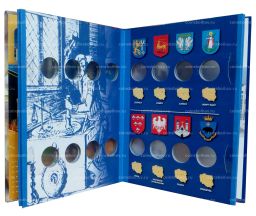 Альбом-планшет под 2-злотовые монеты с гербами польских городов