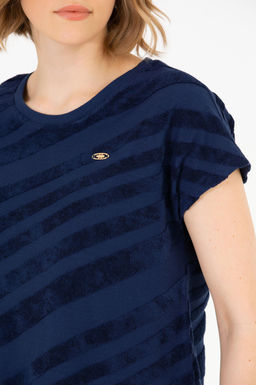 U. S. Polo Assn Женская темно-синяя футболка с круглым вырезом - U.s. polo assn фото 21