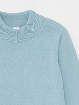 Yar?m Bal?k?? Yaka Basic Erkek Bebek Triko Kazak - Waikiki фото 2