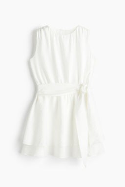 Vestido con cintur?n de anudar